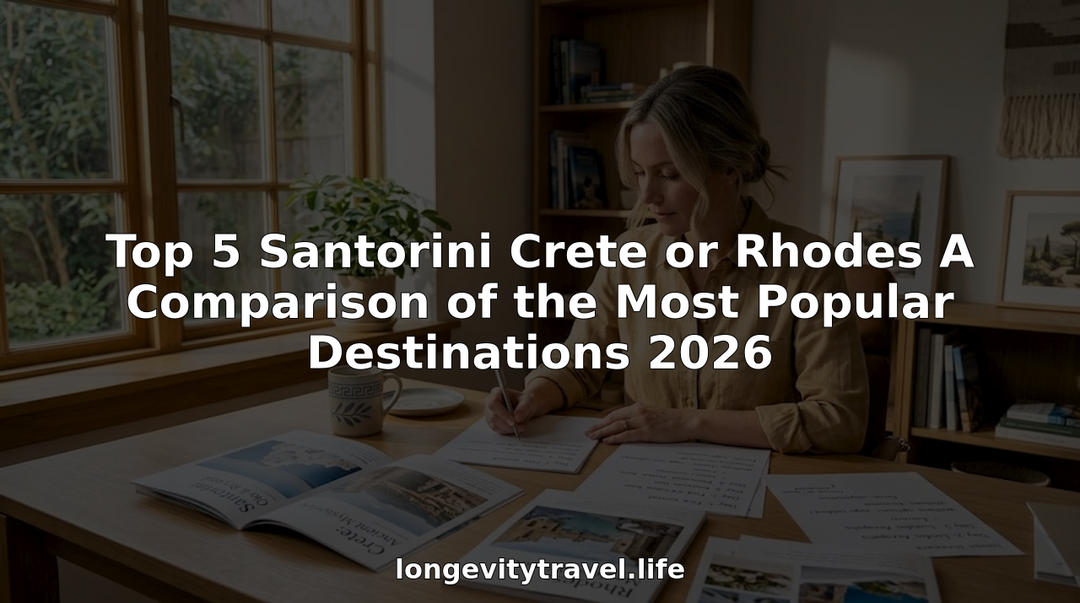 Top 5 Santorini, Kreta ali Rodos: Primerjava najbolj priljubljenih destinacij 2026